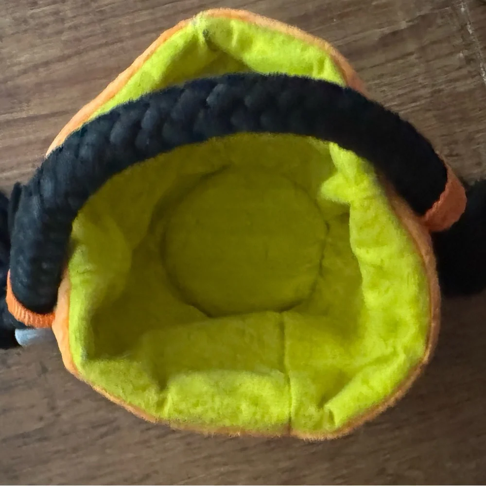 Bark box dog toy Trick or treat pumpkin tote